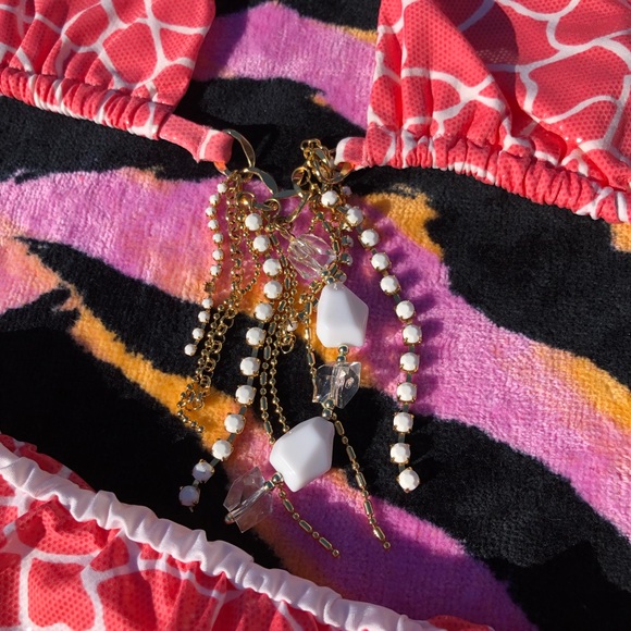 NWT beach bunny bikini Glitter in the Air or Giraffe, M set - Picture 4 of 16